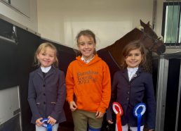 Rosettes for our equestrian team!