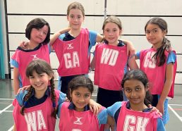 Some excellent netball from Year 5