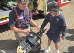 Nursery visit Beaconsfield Fire Station