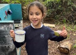 Year 2 embrace the experience of Forest School