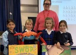 Author, Lucy Noguera, comes to visit